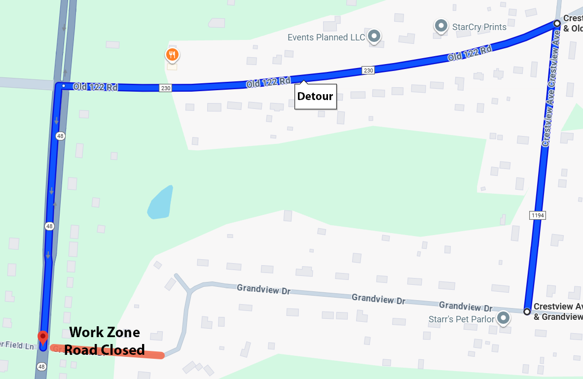Detour Graphic
